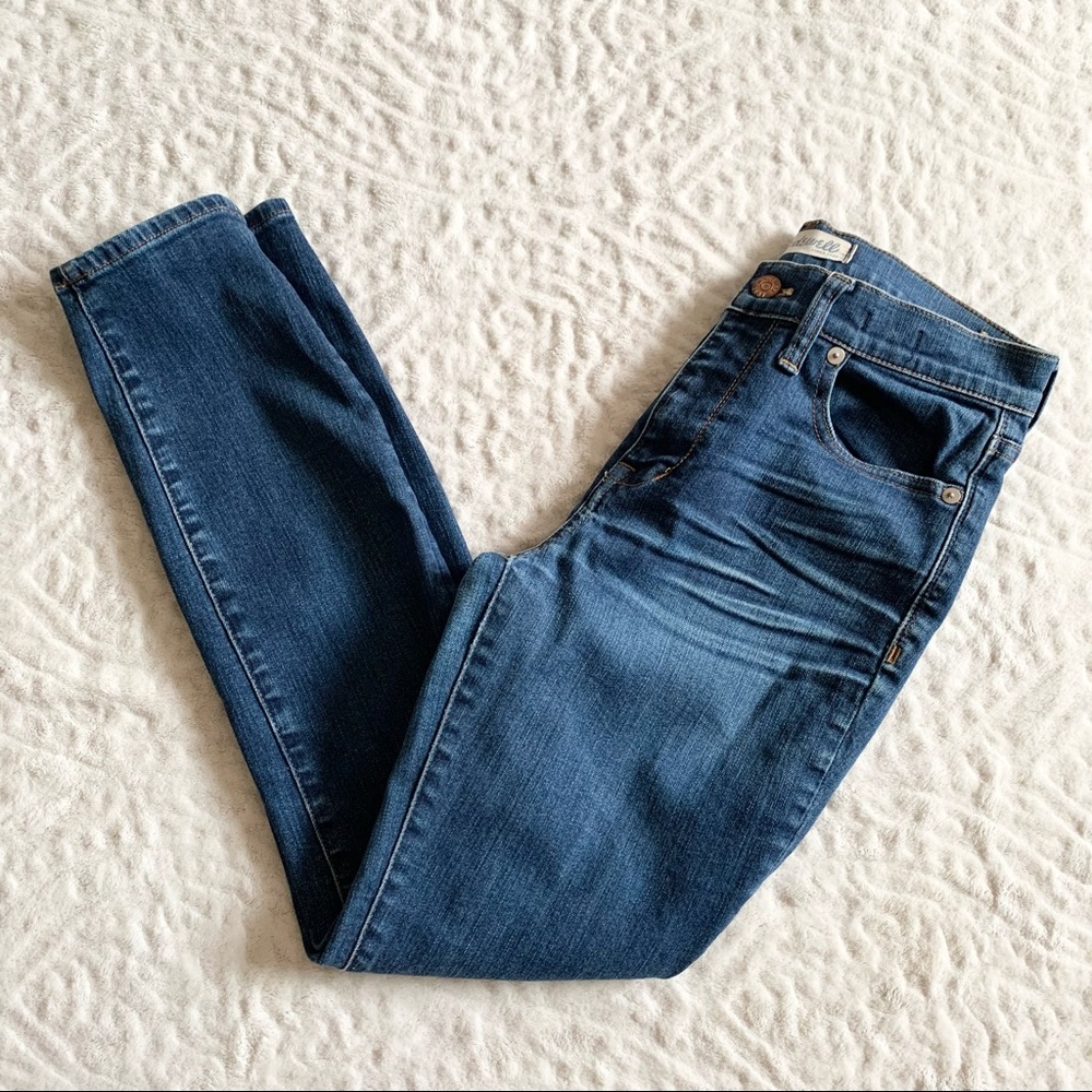 MADEWELL High Riser Skinny Jeans Atlantic Wash 27 - Picture 2 of 7